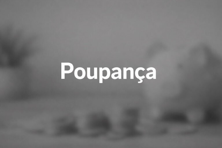 poupança como investimento no Brasil