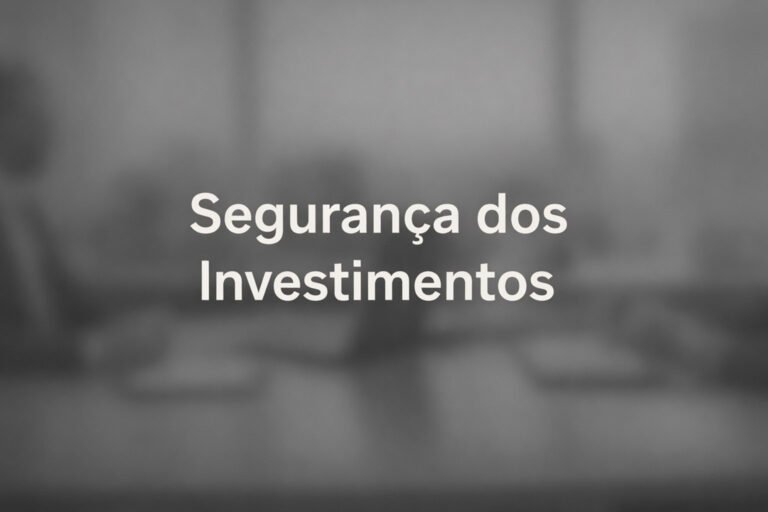 segurança dos investimentos e proteção do investidor